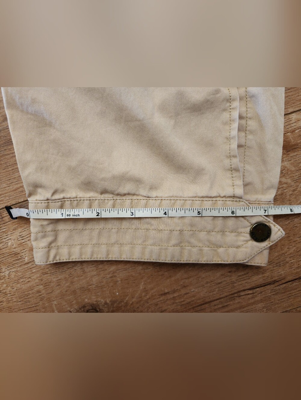 Vintage Ralph Lauren Safari Cargo Paratrooper Pants Size 6 Baggy Utility Cropped - Picture 13 of 13
